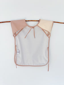 Waterproof babie Bib designed in Spain  scandinavian design mediterranean design  100% recycled polyester Eco friendly Nature