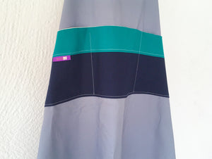 Delantal Azul Gris Escandinavo Tirante cruzado algodón