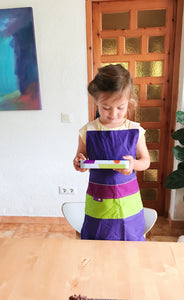 Scandinavian design for kids  Mediterranean design for kids  Waldorf Design  Montessori Design for kids  Concept Store Scandinavian design,  Apron for kids,  Delantal para niños de diseño